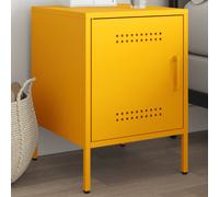 Bedside Cabinet Bedroom Nightstand Bed Side Table Bed Cabinet Steel vidaXL