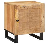 vidaXL Bedside Cabinet Natural 40 x 33 x 46 cm