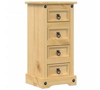 vidaXL Bedside Cabinet Nightstand Bed Side Table Bed Cabinet Solid Wood Pine