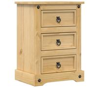 vidaXL Bedside Cabinet Nightstand Bed Side Table Bed Cabinet Solid Wood Pine