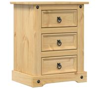 vidaXL Bedside Cabinet Nightstand Bed Side Table Bed Cabinet Solid Wood Pine