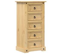 Bedside Cabinet Nightstand Bed Side Table Solid Wood Pine vidaXL