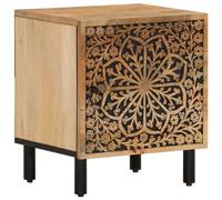 vidaXL Bedside Cabinet Nightstand Bedroom End Table Bed Table Solid Wood Mango