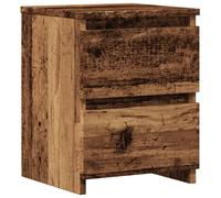 vidaXL Bedside Cabinet Old Wood 30x30x40 cm Engineered Wood