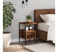 vidaXL Bedside Cabinet Old Wood 34x36x50 cm Engineered Wood