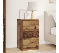 vidaXL Bedside Cabinet Old wood 38 x 38 x 66 cm Engineered wood