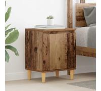 vidaXL Bedside Cabinet Old wood 40 x 30 x 50 cm Engineered wood