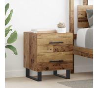 vidaXL Bedside Cabinet Old wood 40 x 35 x 47.5 cm Engineered wood