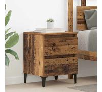 1/2x Bed Cabinet 40x35x50 cm Chipboard Nightstand Room Multi Colors vidaXL