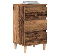 vidaXL Bedside Cabinet Old Wood 40 x 35 x 70 cm Engineered Wood, Brown