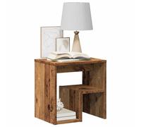 Bed Cabinet Nightstand Side Table Storage Bed Table Engineered Wood vidaXL