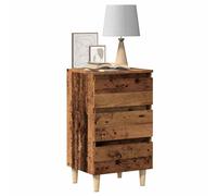 vidaXL Bedside Cabinet Old Wood 40x35x69 cm Engineered Wood bedside table