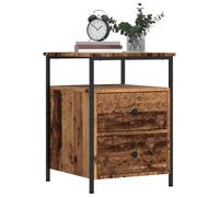 Bedside Cabinets Side Table Nightstand Bedside Table Engineered Wood vidaXL