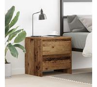 vidaXL Bedside Cabinet Old wood 45 x 34 x 44.5 cm Engineered wood