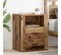 vidaXL Bedside Cabinet Old wood 50 x 36 x 60 cm Engineered wood
