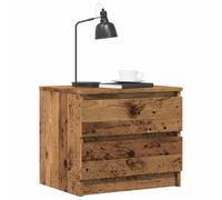 vidaXL Bedside Cabinet Old Wood 50x40x43.5 cm Engineered Wood
