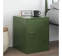 Bedside Cabinets Bed Table Nightstand Side Table Bed Cabinet Steel vidaXL