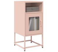 vidaXL Bedside Cabinet Pink 36x39x78 cm Cold-rolled Steel