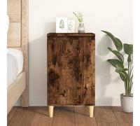 vidaXL Bedside Cabinet Smoked Oak 40x35x70 cm Engineered Wood