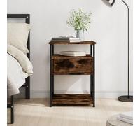 Bedside Cabinets Side Table Nightstand Bedside Table Engineered Wood vidaXL