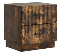 vidaXL Bedside Cabinet Smoked Oak 43 x 34.5 x 44.5 cm Engineered Wood