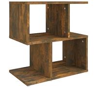 vidaXL Bedside Cabinet Smoked Oak 50x30x51.5 cm Engineered Wood
