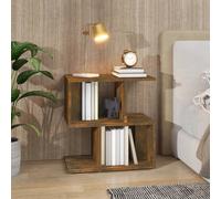 vidaXL Bedside Cabinet Smoked Oak 50x30x51.5 cm Engineered Wood