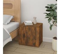 vidaXL Bedside Cabinet Smoked Oak 50x39x47 cm