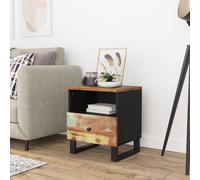 vidaXL Bedside Cabinet Solid Wood Reclaimed&Engineered Wood