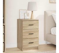 vidaXL Bedside Cabinet Sonoma oak 38 x 38 x 66 cm Engineered wood