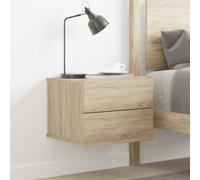 Bedside Cabinet Sonoma Oak 40x30x30 cm Chipboard