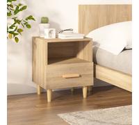 vidaXL Bedside Cabinet Sonoma Oak 40x35x47 cm