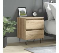 Bedside Cabinet Sonoma Oak 40x35x50 cm Engineered Wood