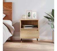 vidaXL Bedside Cabinet Sonoma Oak 40x35x50 cm Engineered Wood