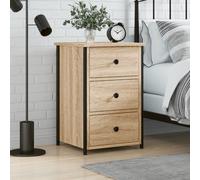 vidaXL Bedside Cabinet Sonoma Oak 40x36x60 cm Engineered Wood