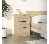 (sonoma oak, 1) vidaXL Bedside Cabinets Night Stand End Table Side Table Bed Drawer Cabinet