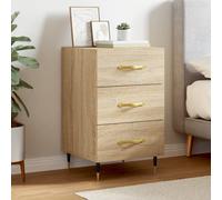 vidaXL Bedside Cabinet Sonoma Oak 40x40x66 cm Engineered Wood