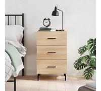 vidaXL Bedside Cabinet Sonoma Oak 40x40x66 cm Engineered Wood