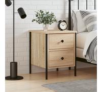 vidaXL Bedside Cabinet Sonoma Oak 40x42x50 cm Engineered Wood