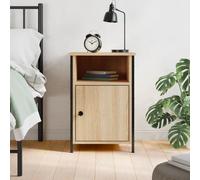 Bedside Cabinets Side Table Nightstand Bedside Table Engineered Wood vidaXL