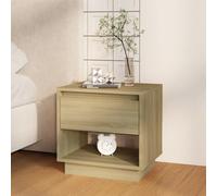 Vidaxl Bedside Cabinet Sonoma Oak 45X34X44 Cm Engineered Wood
