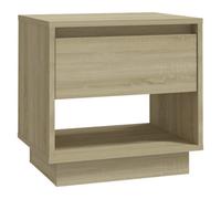 vidaXL Bedside Cabinet Sonoma Oak 45x34x44 cm Engineered Wood