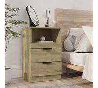 vidaXL Bedside Cabinet Sonoma Oak Engineered Wood
