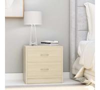 vidaXL Bedside Cabinet Sonoma Oak - 40x30x40 cm Engineered Wood