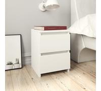 vidaXL Bedside Cabinet White 30x30x40 cm Engineered Wood