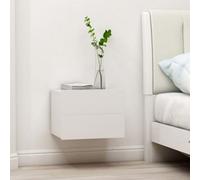 vidaXL Bedside Cabinet White 40x30x30 cm Engineered Wood