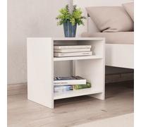vidaXL Bedside Cabinet White 40x30x40 cm Engineered Wood, White