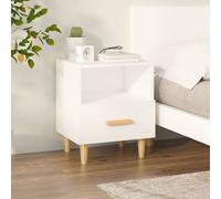vidaXL Bedside Cabinet White 40x35x47 cm