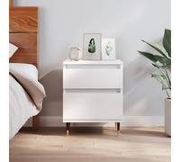 Bedside Cabinets Nightstand Side Table Bed Cabinet Engineered Wood vidaXL