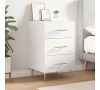 Bedside Cabinets Side Table Bedstand Nightstand 2 pcs Engineered Wood vidaXL